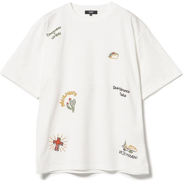 Amazon | [ビームス] L/S TEE プリント サーマル クルーネック T